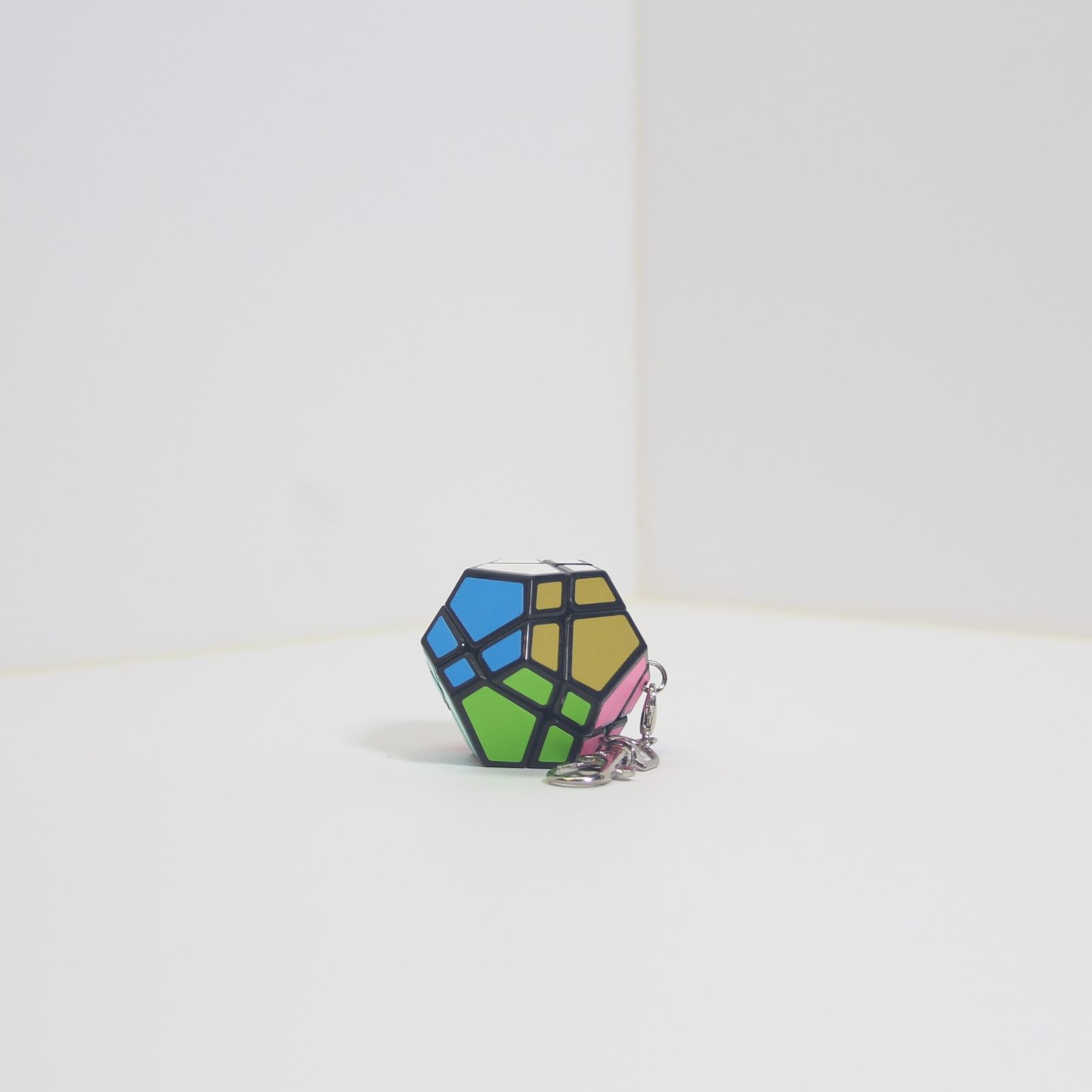 Cube Photo of Dodecahedron Keychain